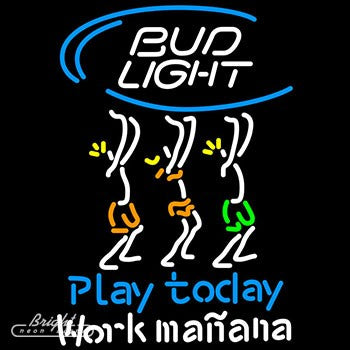 Bud Light Play Today Neon Sign