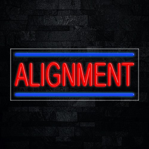 Alignment Flex-Led Sign