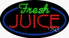 Fresh Juice LED Sign