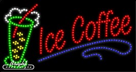 Ice Coffee LED Sign