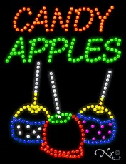 Candy Apples LED Sign