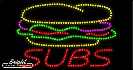 Subs LED Sign