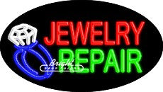 Jewelry Repair Flashing Neon Sign