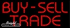 Buy Sell Trade LED Sign