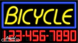 Bicycle Neon w/Phone #