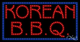 Korean BBQ LED Sign