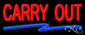 Carry Out Economic Neon Sign