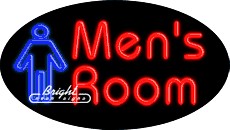 Men's Room Neon Sign