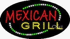 Mexican Grill LED Sign