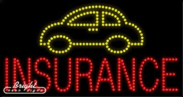 Car Insurance LED Sign