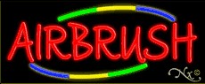 Airbrush Business Neon Sign