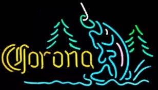 Corona Fishing Neon Sign