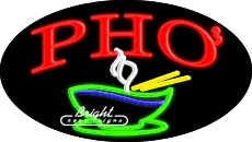 Pho Flashing Neon Sign