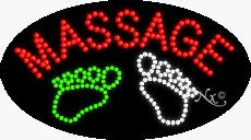 Foot Massage LED Sign
