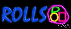 Rolls Neon Sign