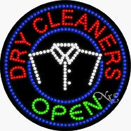 Dry Cleaners LED Sign