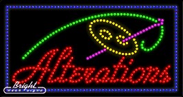 Alterations LED Sign
