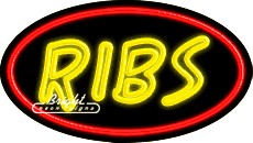 Ribs Neon Sign