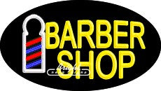 Barber Shop Flashing Neon Sign