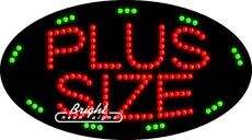 Plus Size LED Sign