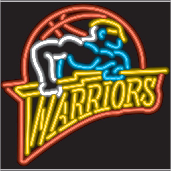 Golden St. Warriors Neon Sign