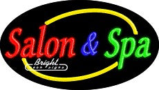 Salon & Spa Flashing Neon Sign