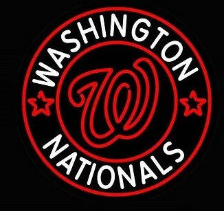 Washington Nationals Neon Sign