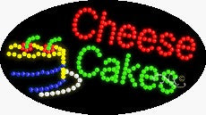 Cheese Cakes LED Sign
