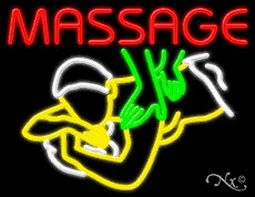 Massage Business Neon Sign
