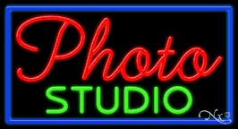 Photo Studio Business Neon Sign