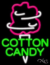 Cotton Candy Business Neon Sign
