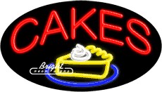 Cakes Pie Neon Sign