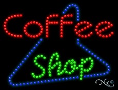 Coffee Shop LED Sign