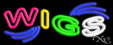 Wigs Business Neon Sign