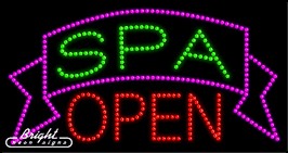 Spa Open LED Sign