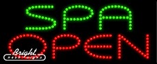 Spa Open LED Sign