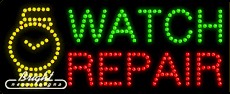Watch Repair LED Sign