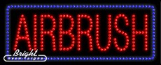 Airbrush LED Sign