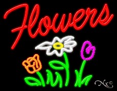 Flowers Business Neon Sign