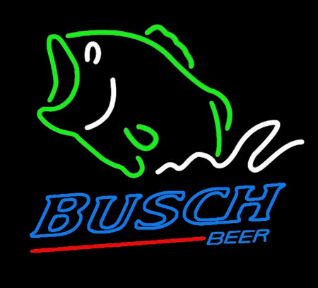 Busch Fish Neon Sign
