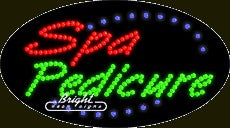 Spa Pedicure LED Sign