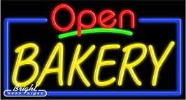 Bakery Open Neon Sign