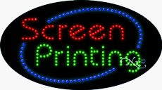 Screen Printing LED Sign
