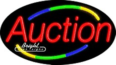 Auction Neon Sign