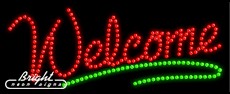 Welcome LED Sign