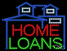 Home Loans LED Sign