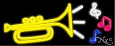 Music Logo Neon Sign