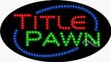Title Pawn LED Sign