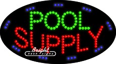Pool Supply LED Sign