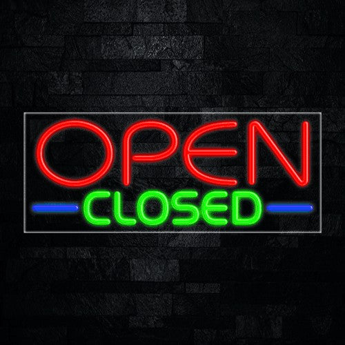 Open Closed Flex-Led Sign